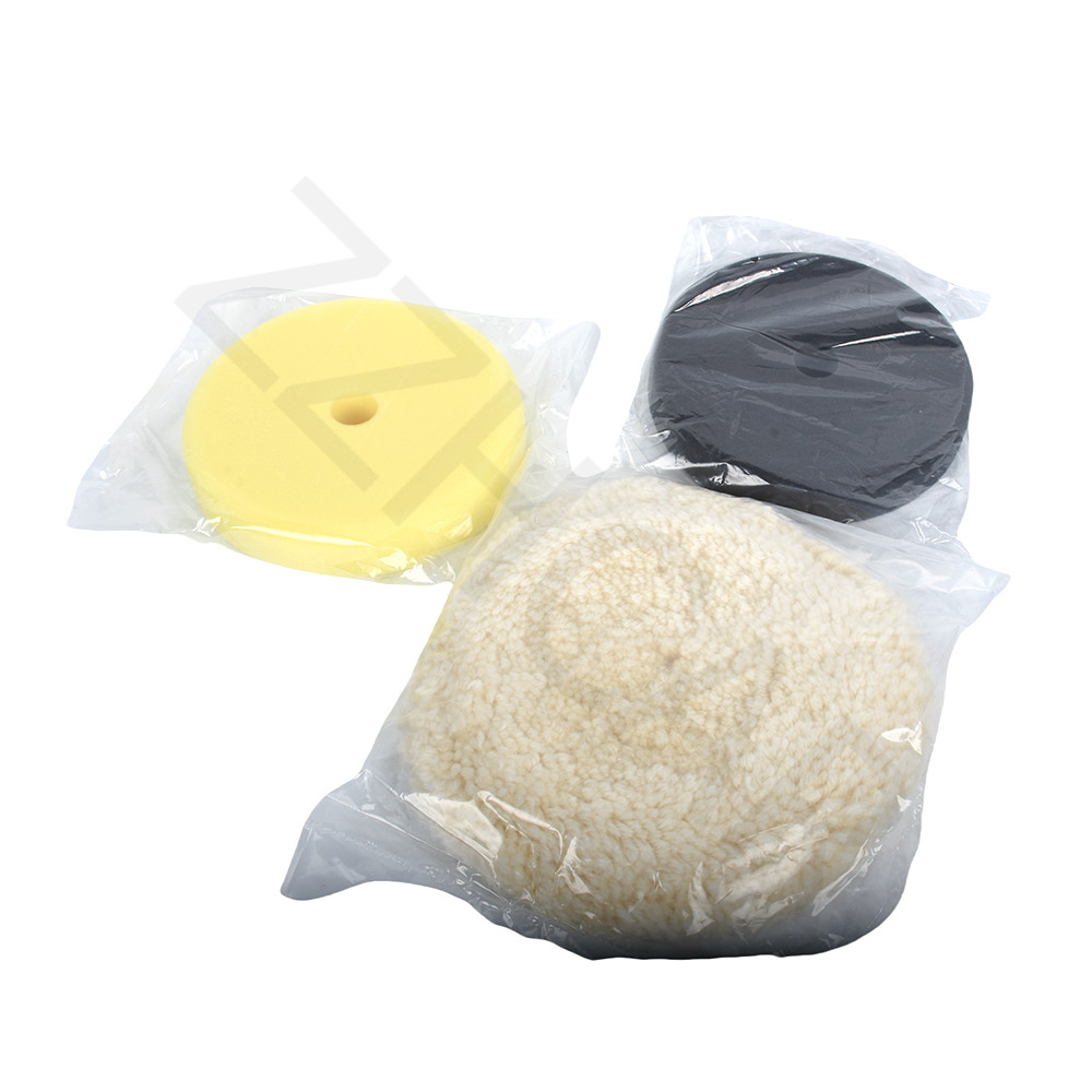 7" Polisher Pads Kit Fits Milwaukee M18 2738-20 49-36-2783 49-36-2784 49-36-2785