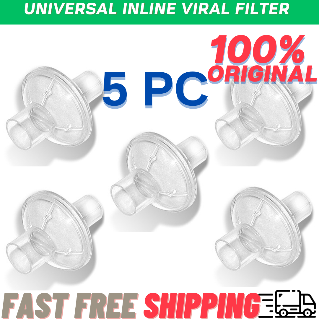 Universal Inline Bacterial Viral Filter CPAP Machines Stop Virus Bacteria H1605