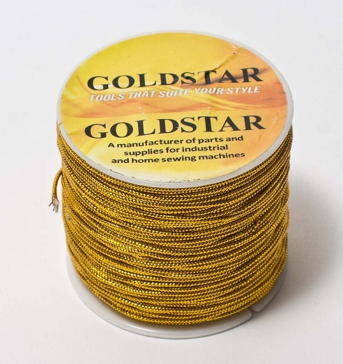 GOLD/SILVER METALLIC CORD 55 YARDS EACH PERFECT FOR SEWING , CRAFT, EMBROIDERY
