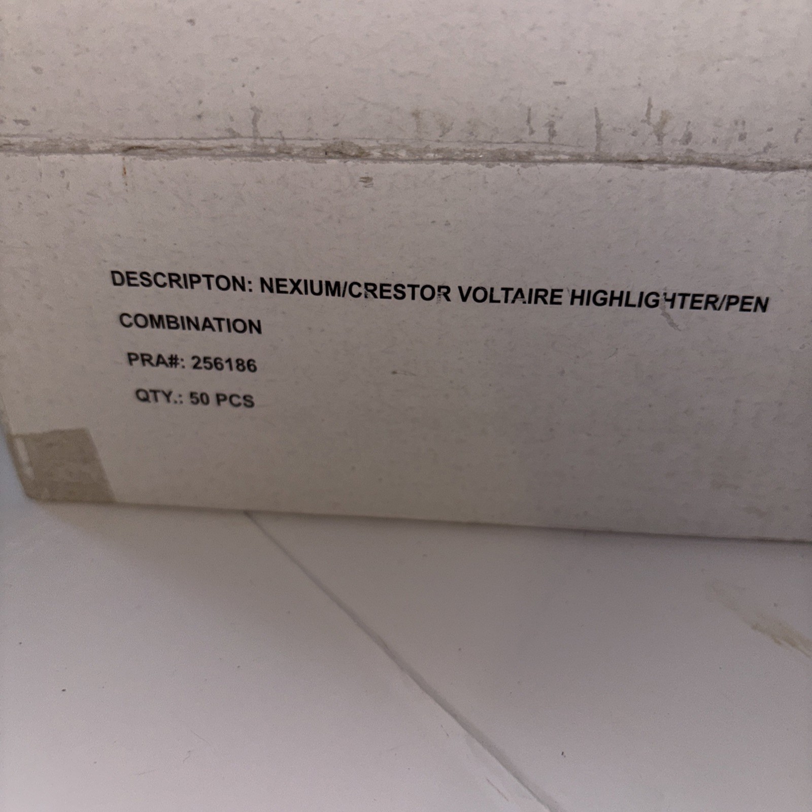 Crestor Nexium Drug Rep Collectible Pens W/ Highlighter RARE Ind Wrapped Box 50