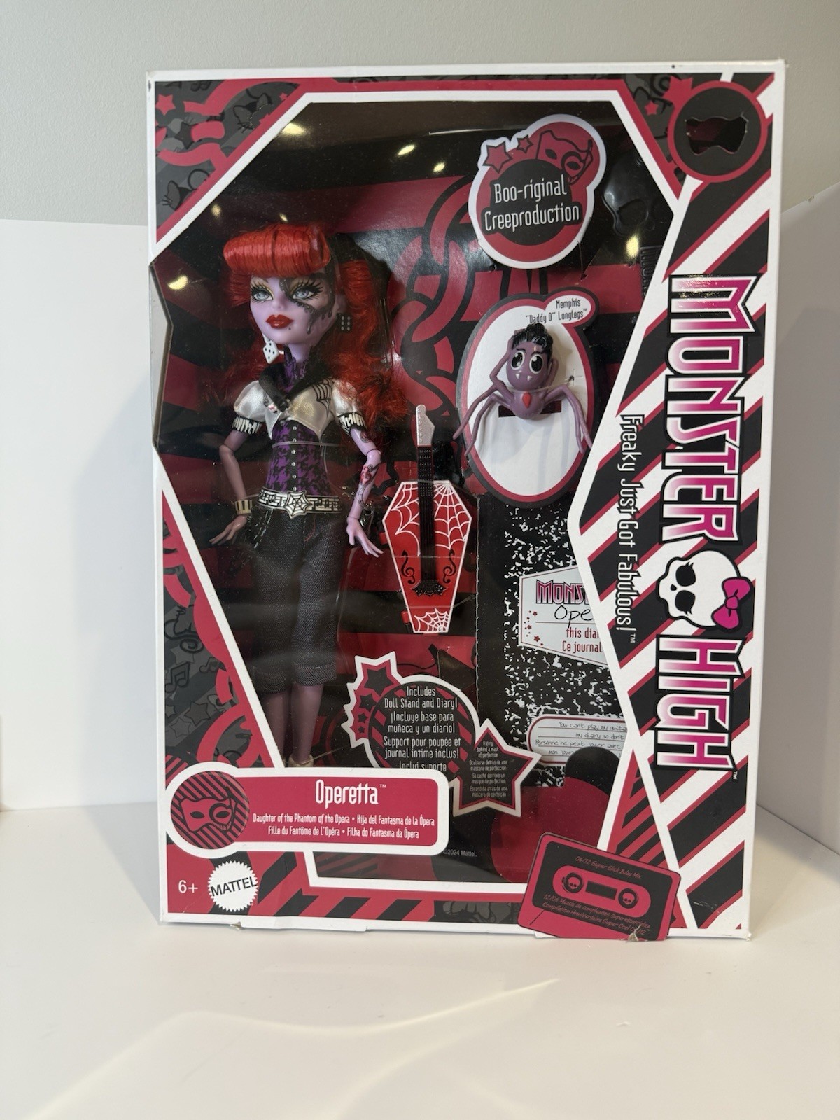 2025 Monster High Operetta Boo-riginal Creeproduction Fashion Doll