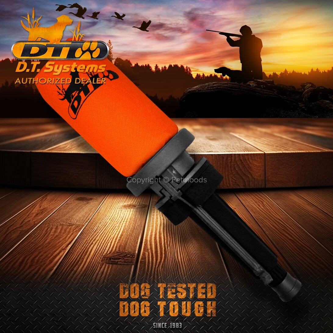DT Systems Super Pro Dummy Launcher Hand Held Dog Training Kit Orange