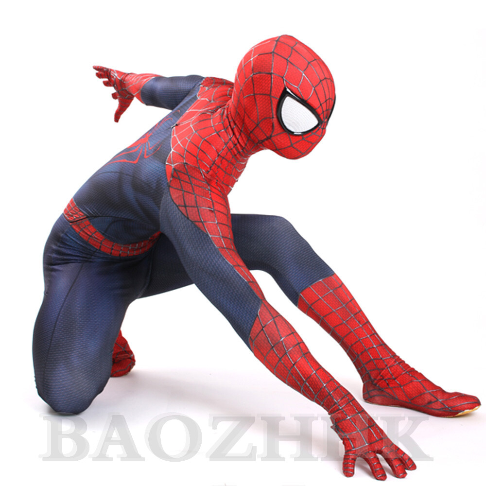 The Amazing Spiderman Jumpsuit Spider-man Cosplay Costume Halloween Suit
