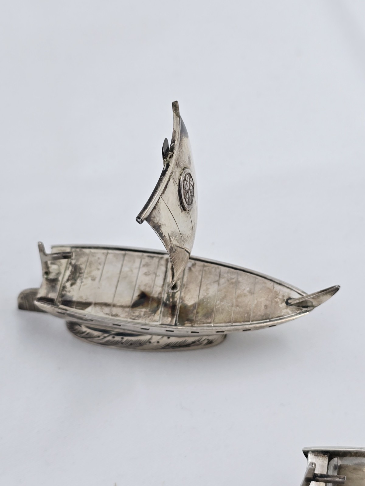 Vintage Asahi Sterling Silver 950 Salt and Pepper Shakers 66g