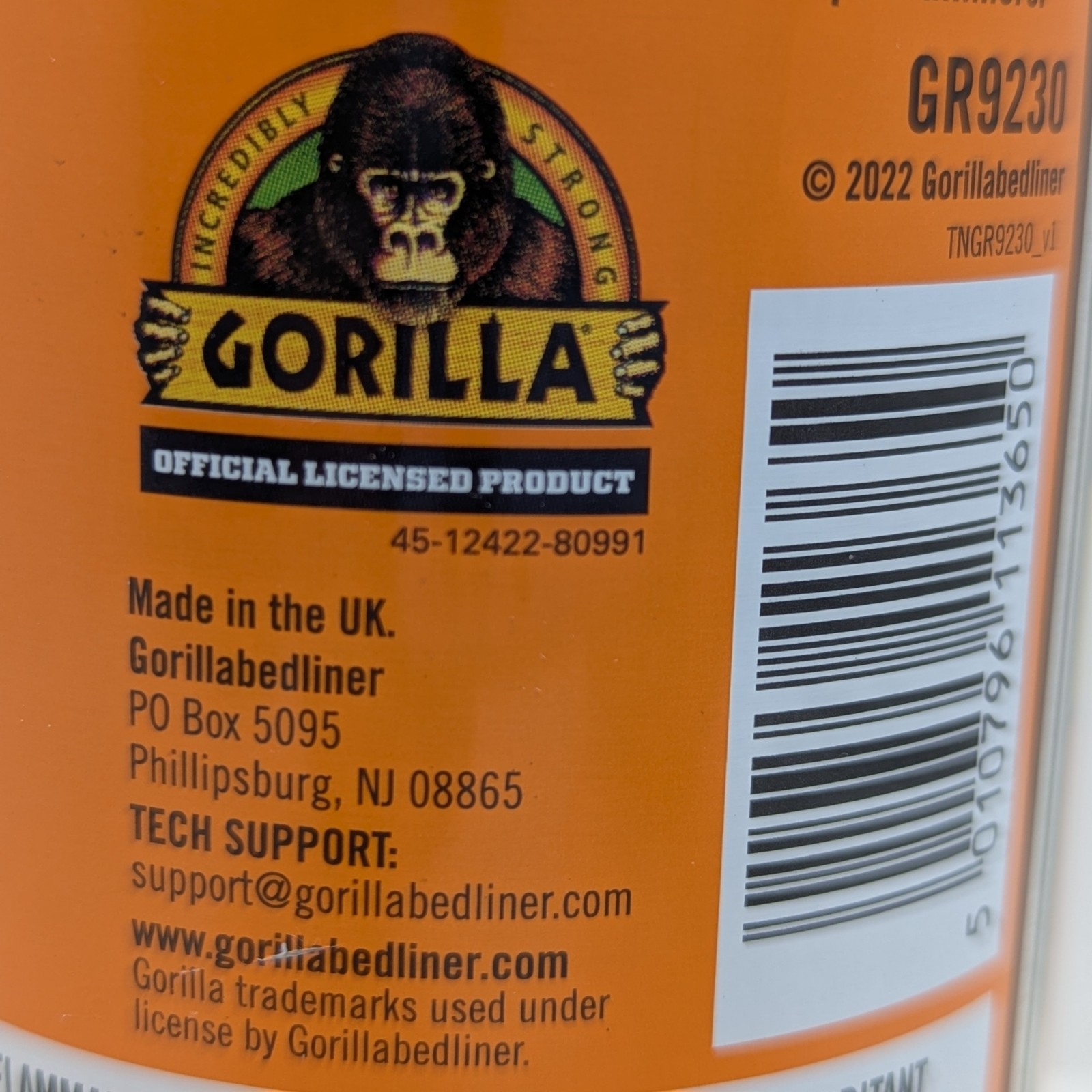 Gorilla Truck Bed Liner Coating 3x 14.3oz Aerosol Spray Case Durable Protection