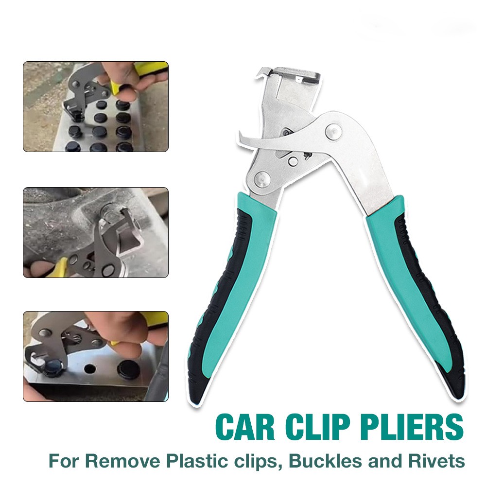 Car Clip Removal Pliers Trim Door Panel Fastener Remover Lever Disassembly Tool