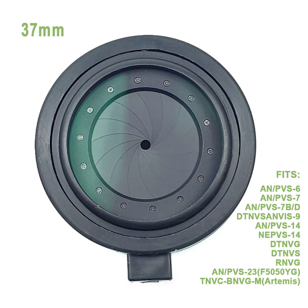 NVG Focus Enhancement Device Adjustable Iris Aperture Lens Cap cover For PVS-14