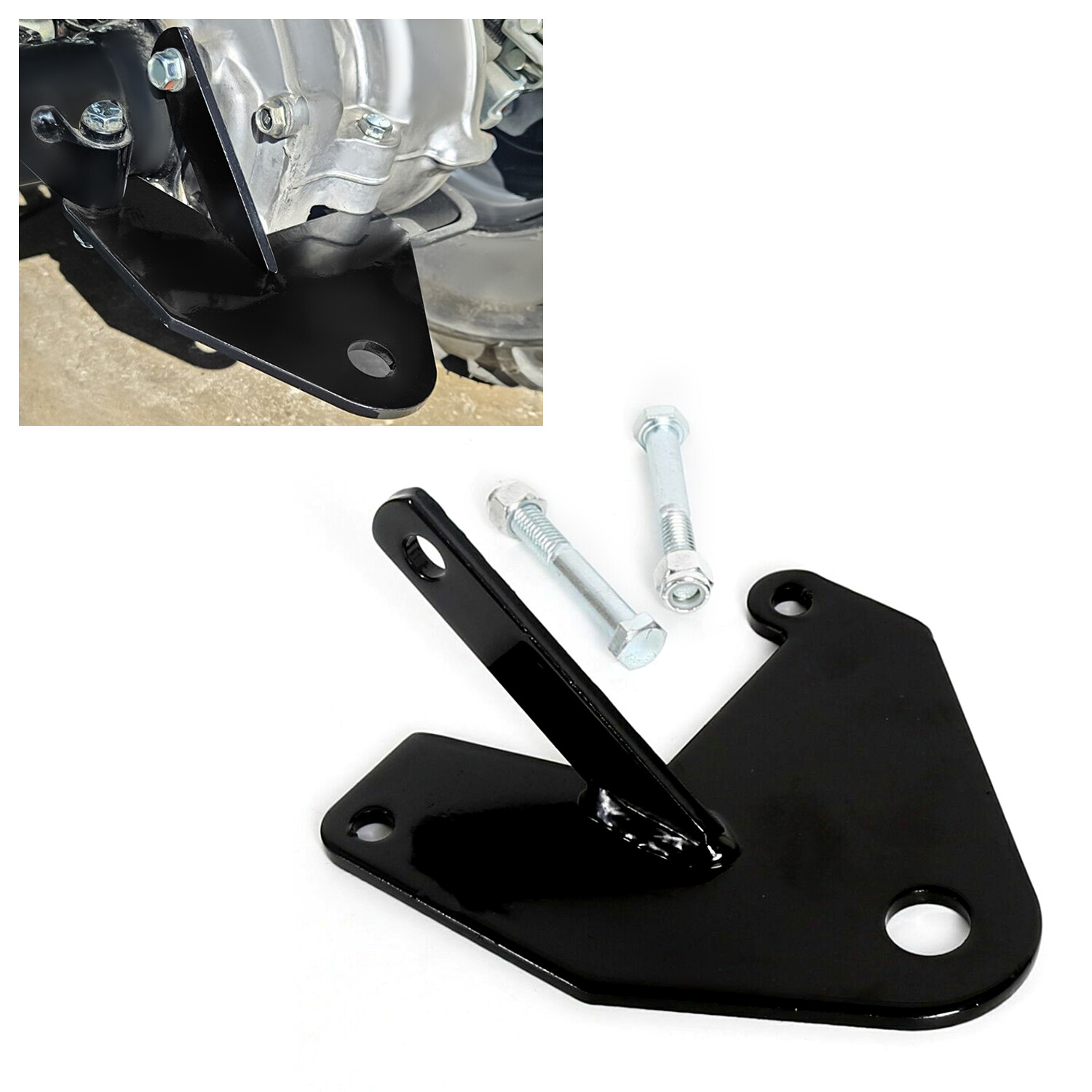For Honda 250 Recon TRX ATV Ball Hitch 97-18 Powder Coated Finish With Hardware