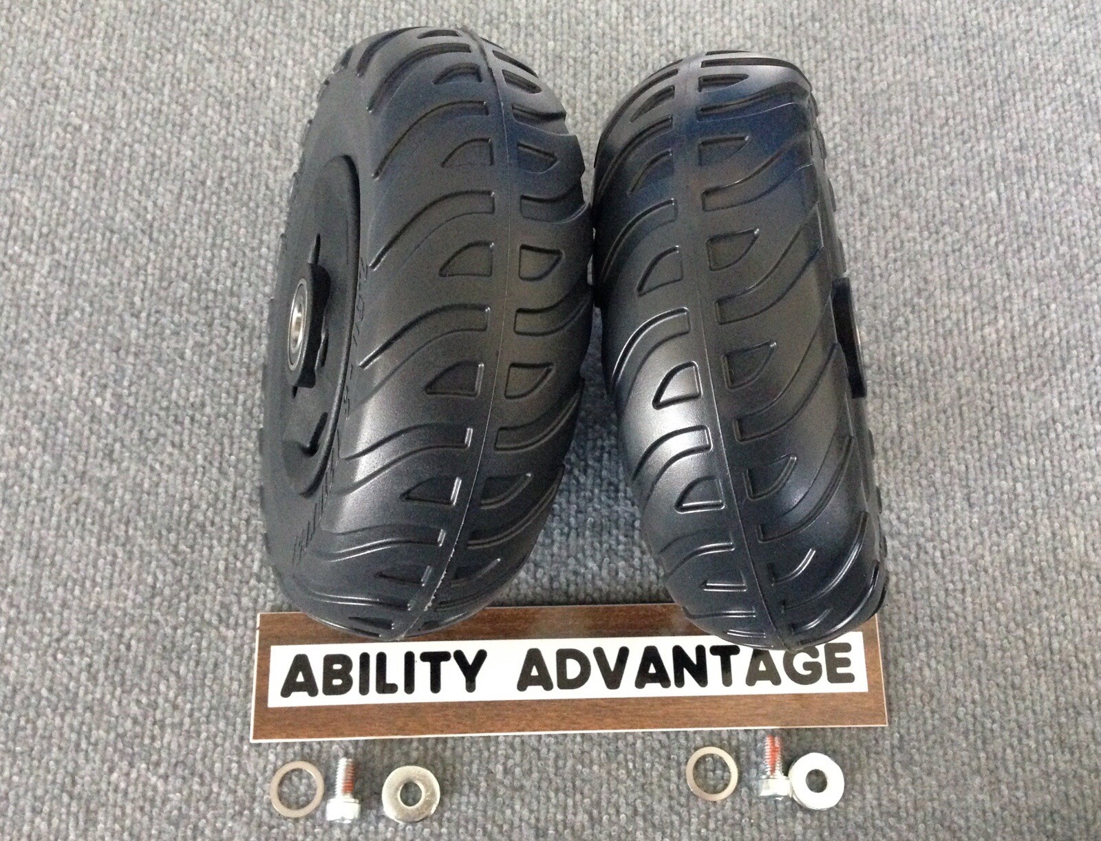 NEW: Permobil Caster MUD GUARDS Left & Right Sides, F3 or F5 Version 2 Only.