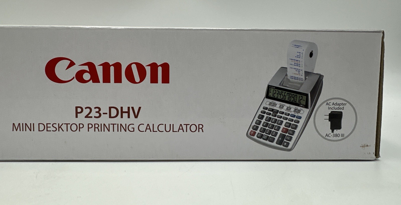 Canon P23-DHV Mini Desktop Printing Calculator ~ New