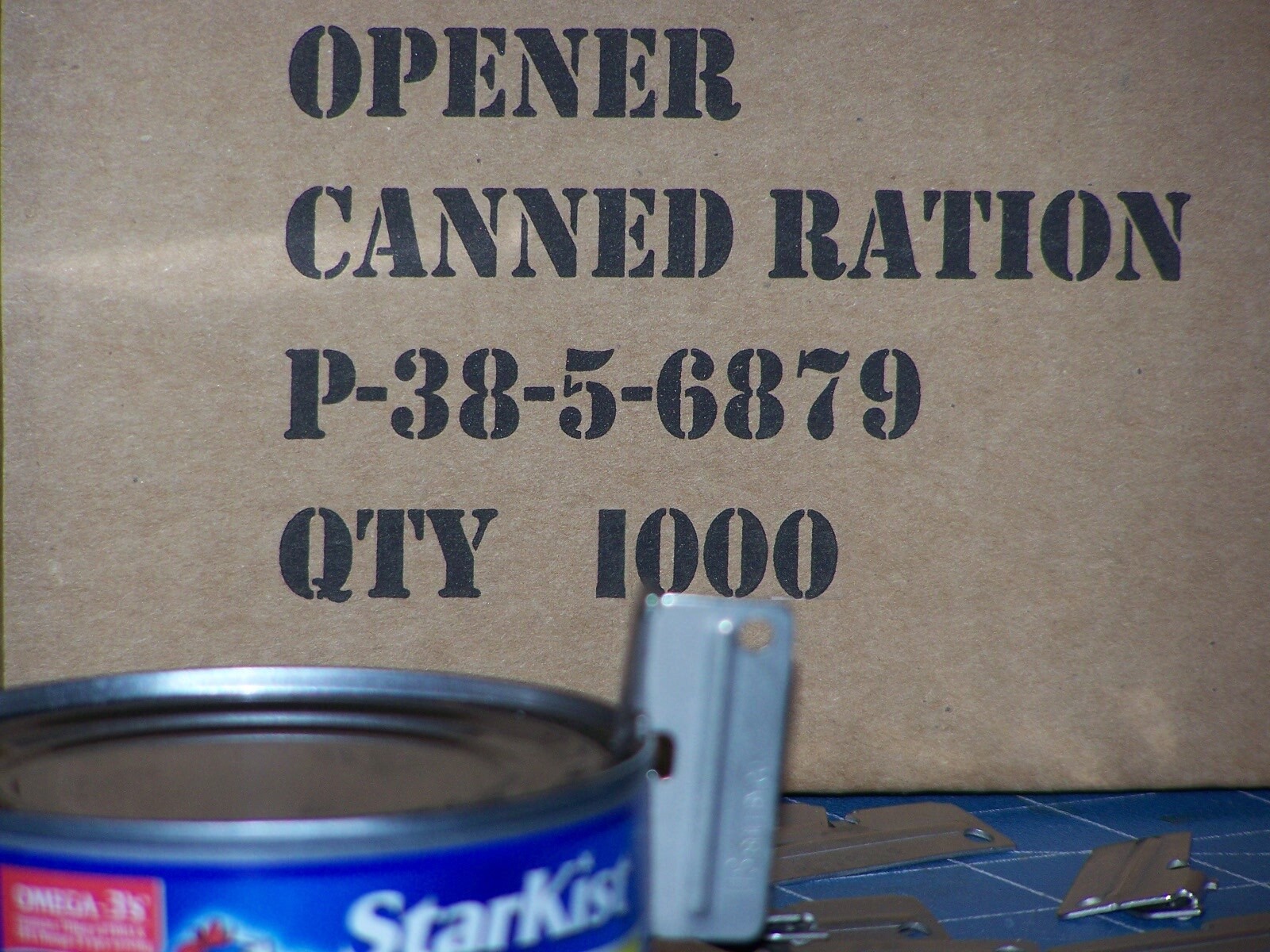 P38 & P51 Can Opener US Shelby Co + Key Ring f Military Survival Scout Hiking US