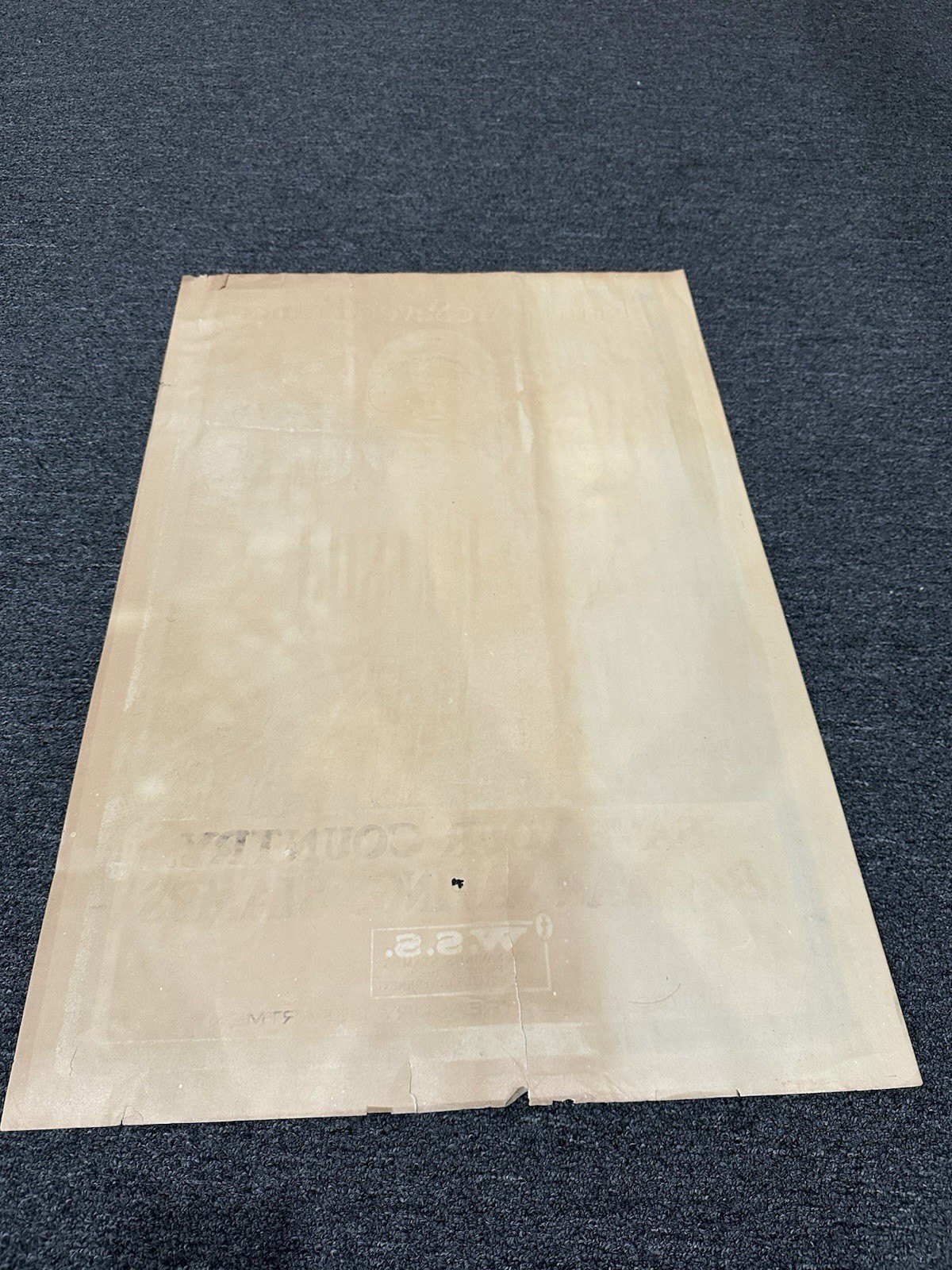 Original WW1 1918 JOAN OF ARC SAVED FRANCE Poster World War One 20”x30”