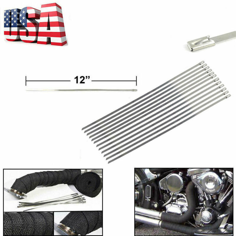 2 Roll x 2" 50FT Black Exhaust Wrap Header Manifold Fiberglass Heat Wrap Tape