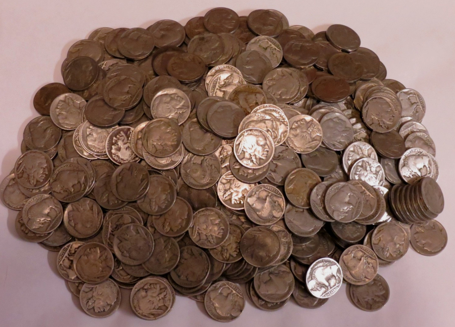 500 Buffalo Nickels Bulk Lot P Mint Only Part Date to Strong Part Date 5c Coins
