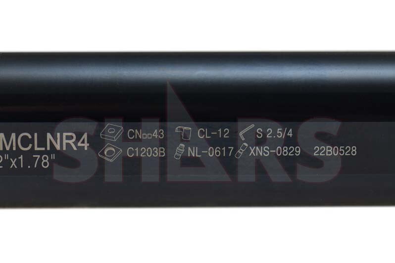 SHARS 1-1/2X14" RH MCLNR Boring Bar for CNMG 43 INSERT + CERTIFICATE L]