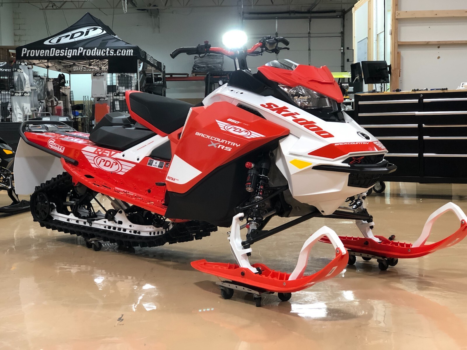 SNOWMOBILE UNIVERSAL LED Auxiliary Light Bar w/Mount and Harness