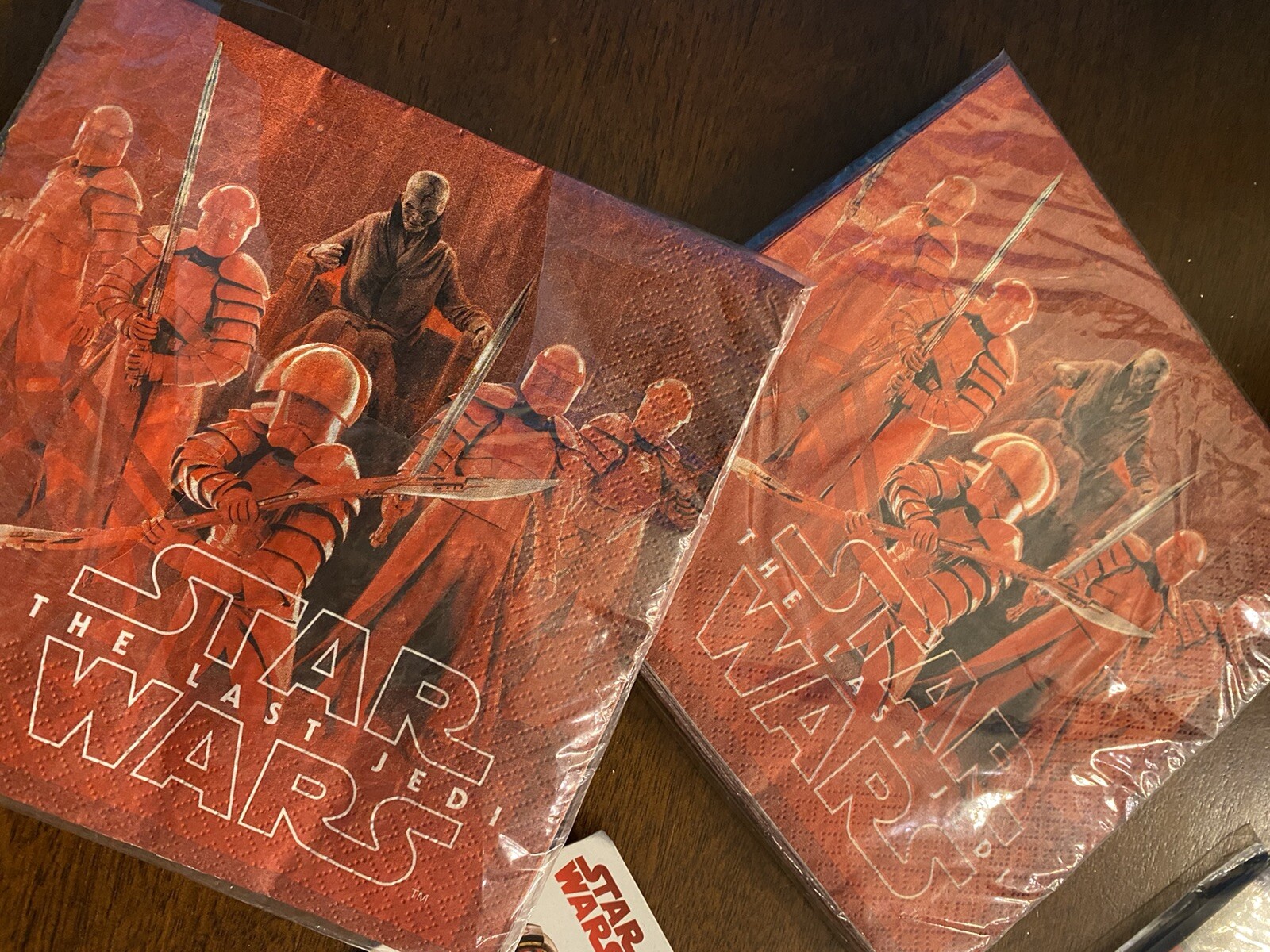 Lot of Disney Star Wars Party Supplies Napkins, Party Game, Candle NIP