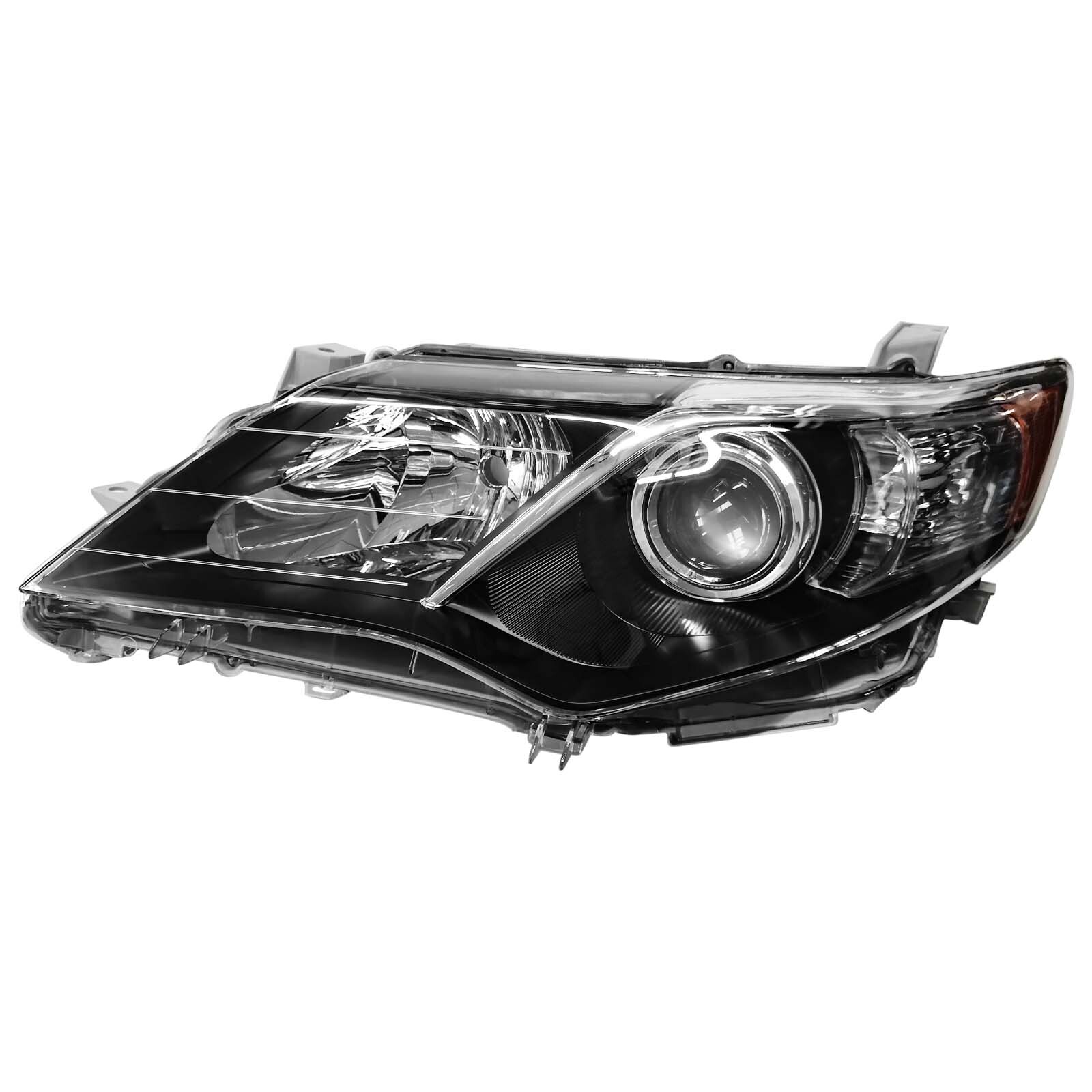 Fit 2012 2013 2014 Toyota Camry Halogen Projector Headlights Assembly Left&Right