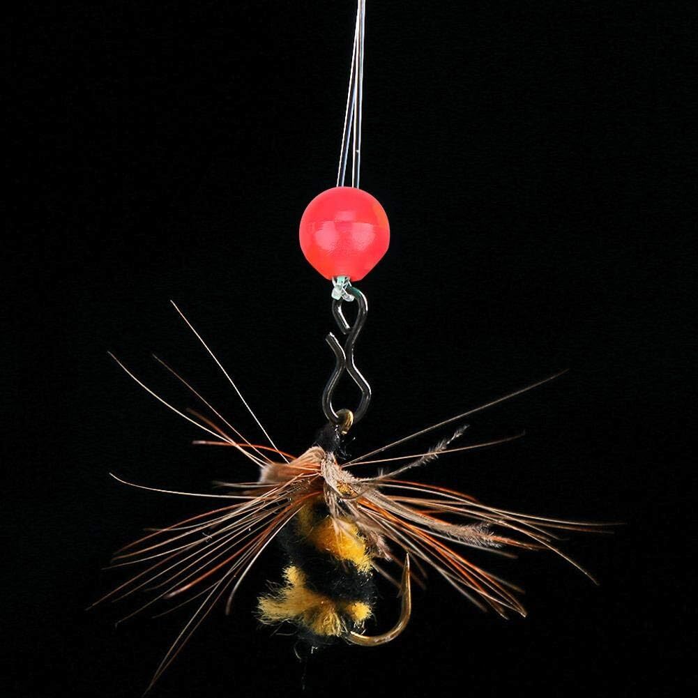 1000pcs 5mm Fishing Beads Assorted Beads Round Float Glow Fishing Rig Beads Eggs