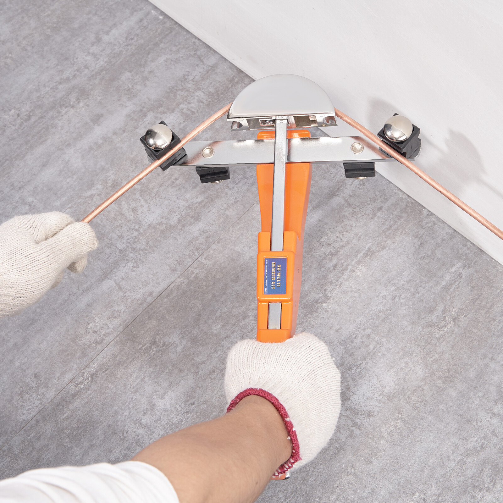 VEVOR Ratcheting Pipe Tube Bender 1/4"-7/8" 90° Forward/Reverse Bending 7 Dies