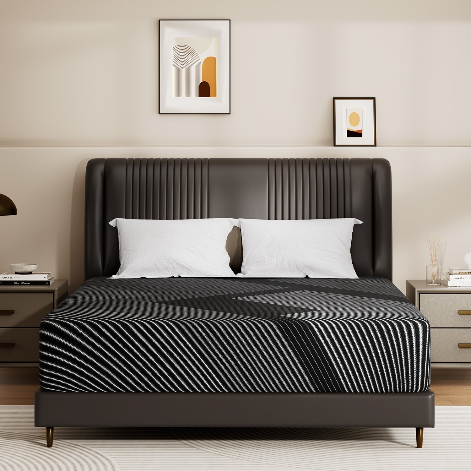 Cooling Memory Foam Mattress in a Box, 8" 10" 12" Twin Full Queen King Mattress