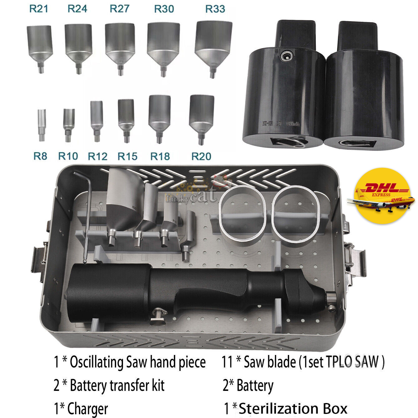 Pet Surgery Instrument TPLO Saw Battery Medical Orthopedic Veterinary Surgery