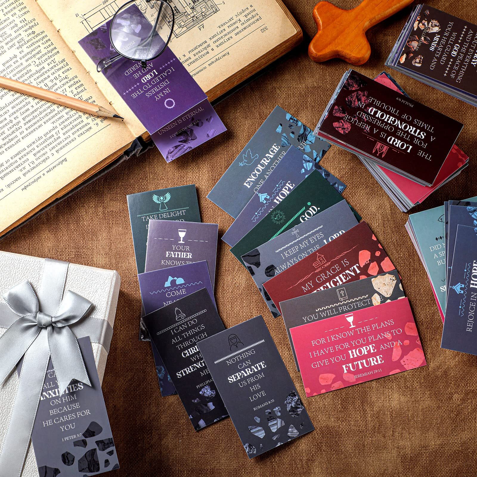 240 Pcs Bible Verse Prayer Cards with Assorted Bible Verses for Students Friends