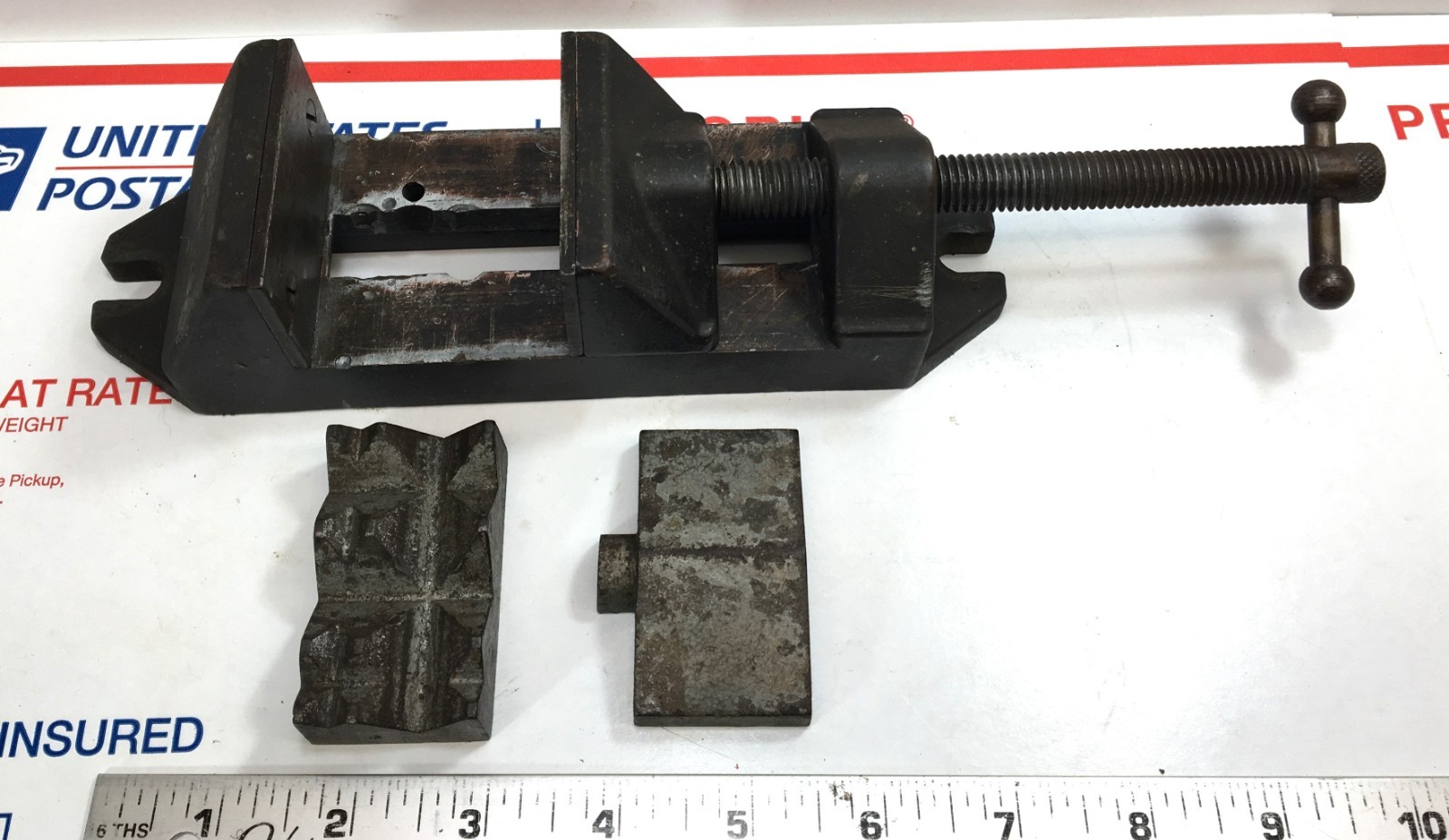Vintage Drill Press Vise - Unique Multi Angle Jaws - 2 3/8" Wide x 2-3" Capacity