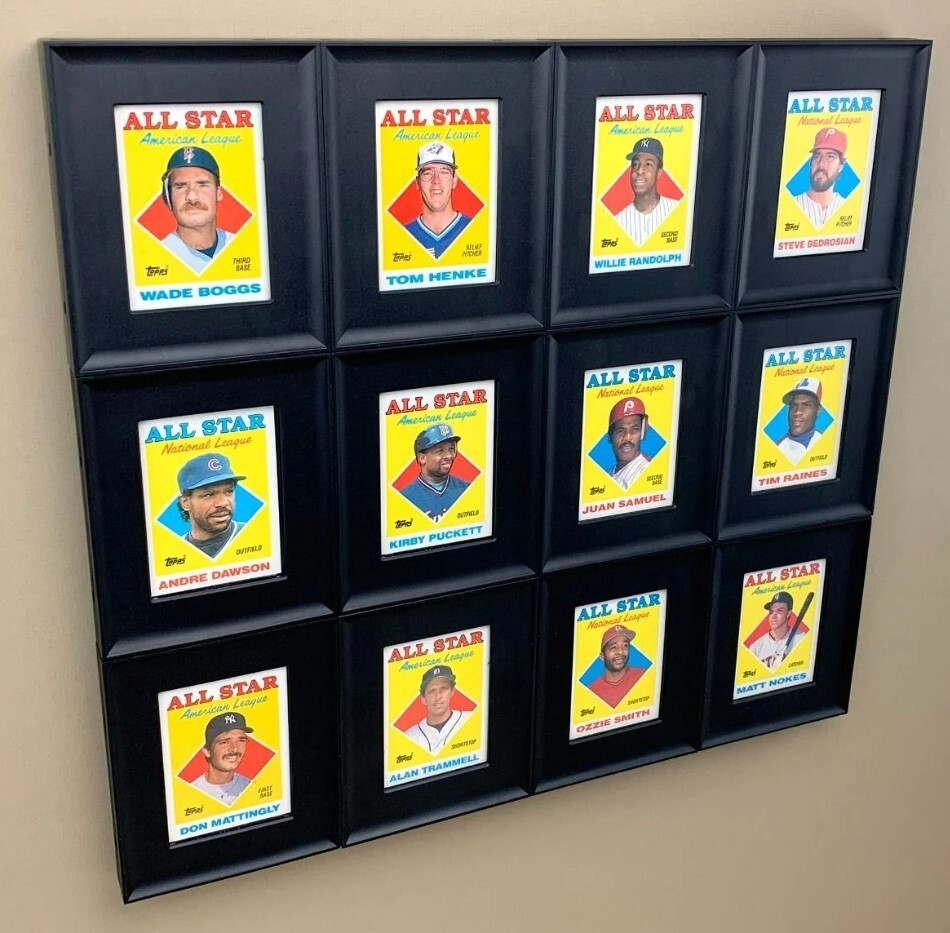 Interlocking Card Frames - Black (6 Pack) - BCW Display Sports and TGC Cards