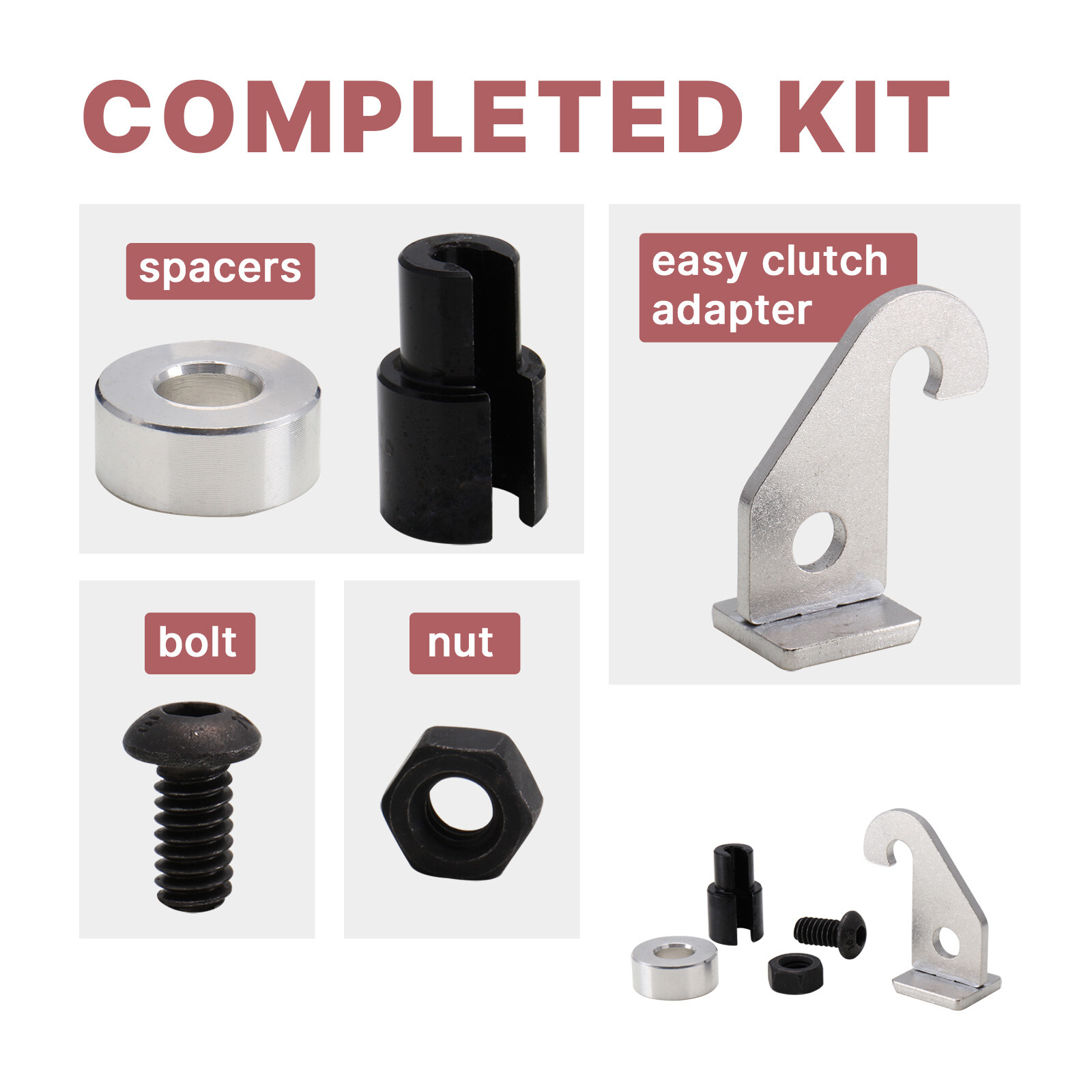 Twin Cam Easy Pull Clutch Kit for 2000-2017 Harley Touring Softail Dyna