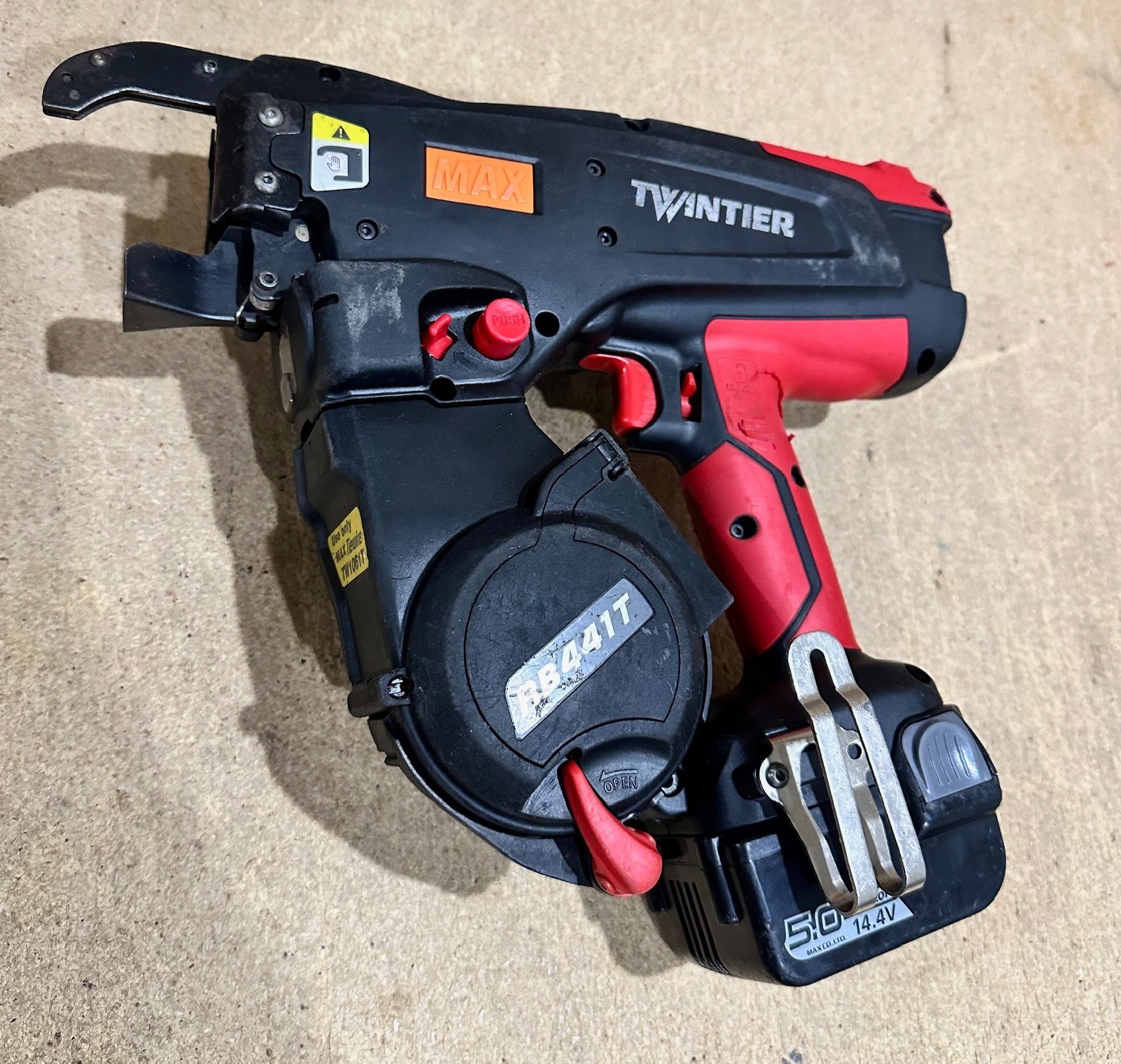 2020 MAX RB441T, TWINTIER, Rebar Tying Tool up to #7 x #7 with 19ga wire