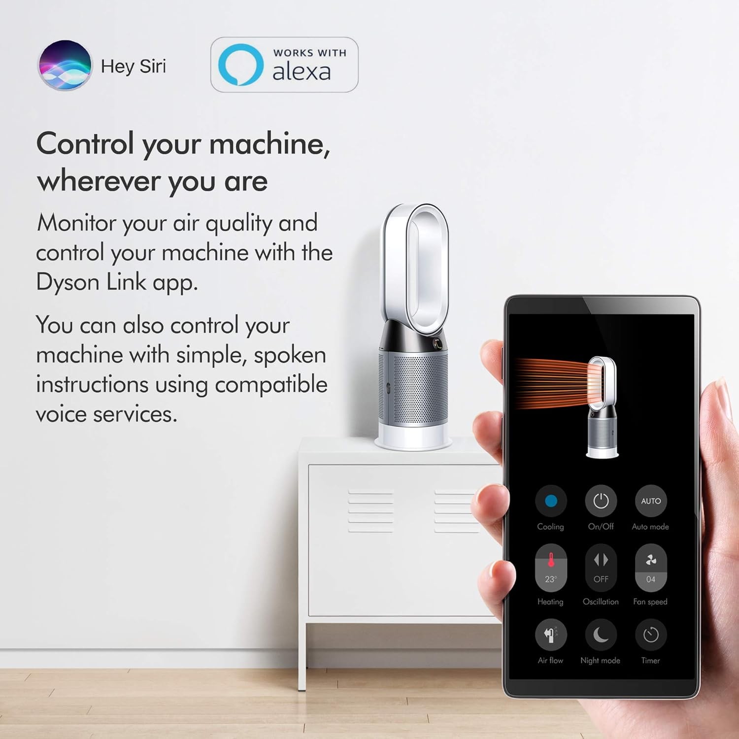 Dyson Purifier Hot+CoolTM Purifying Heating Fan HP4B