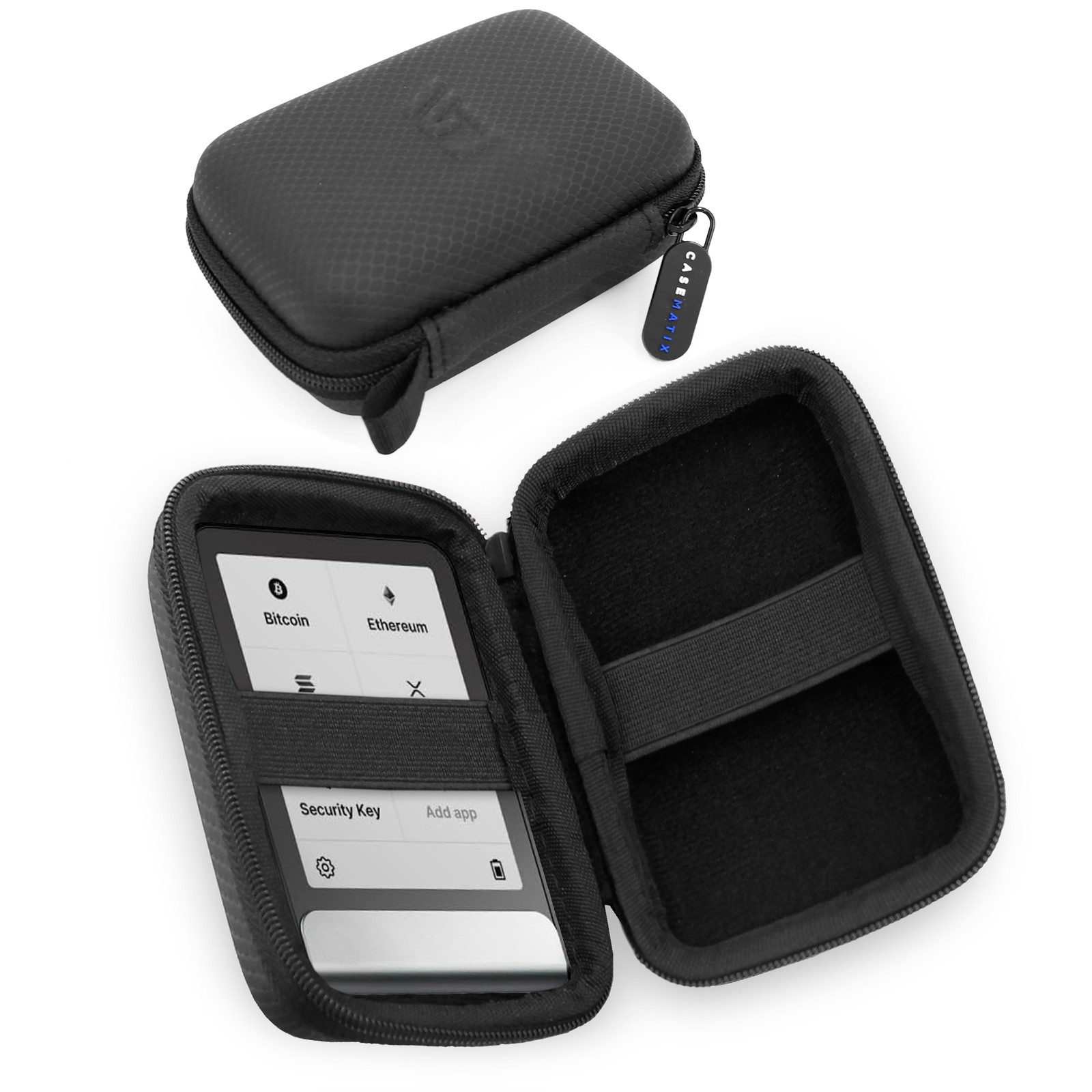 CM Carry Case for Ledger STAX Crypto Wallet or Ledger Flex Cryptocurrency Wallet