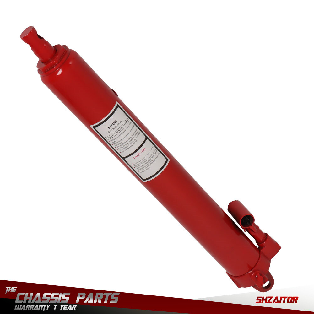 For Engine Lift Hoist Cherry Picker 3 Ton Hydraulic Long Ram Jack Manual Pump