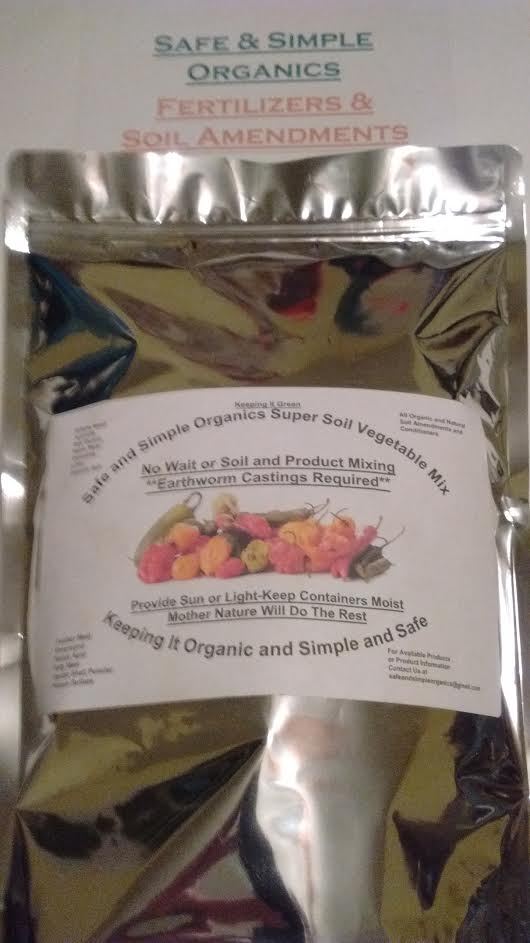 SUPER SOIL BAT GUANO ALFALFA BONE BLOOD FEATHER KELP MEAL AZOMITE 10 POUNDS