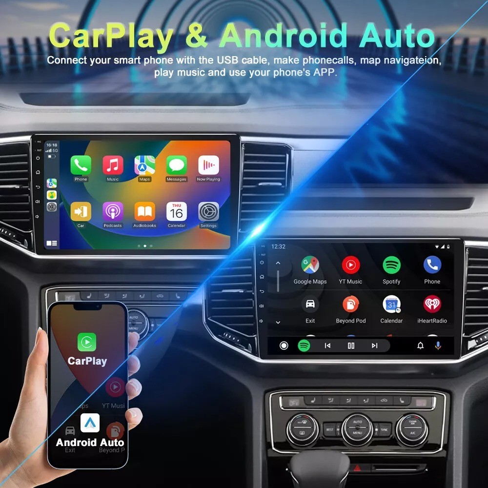 8Core Android 15 Apple CarPlay Radio Stereo For 2005-2007 F-250 F-350 Super Duty