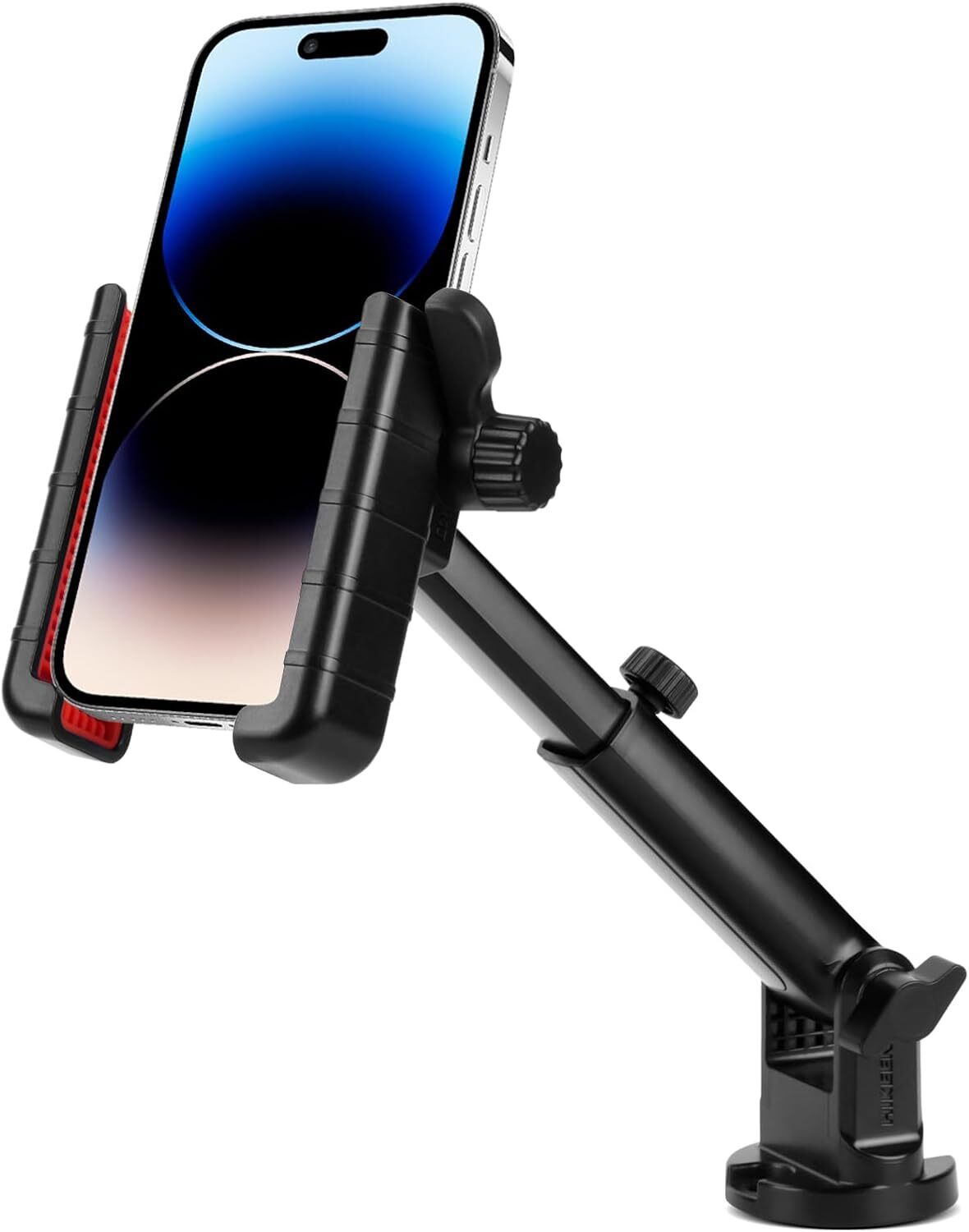 Kayak Phone Holder Mount, 360°Adjustable Kayak Phone Holder with Long Arm