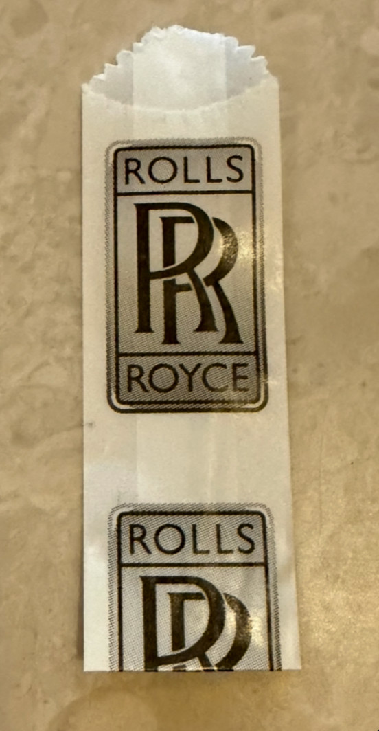 24mm Vellum Glassine Stamp Wax 600 Paper Bags (24mm x 76mm) *RARE!* ROLLS