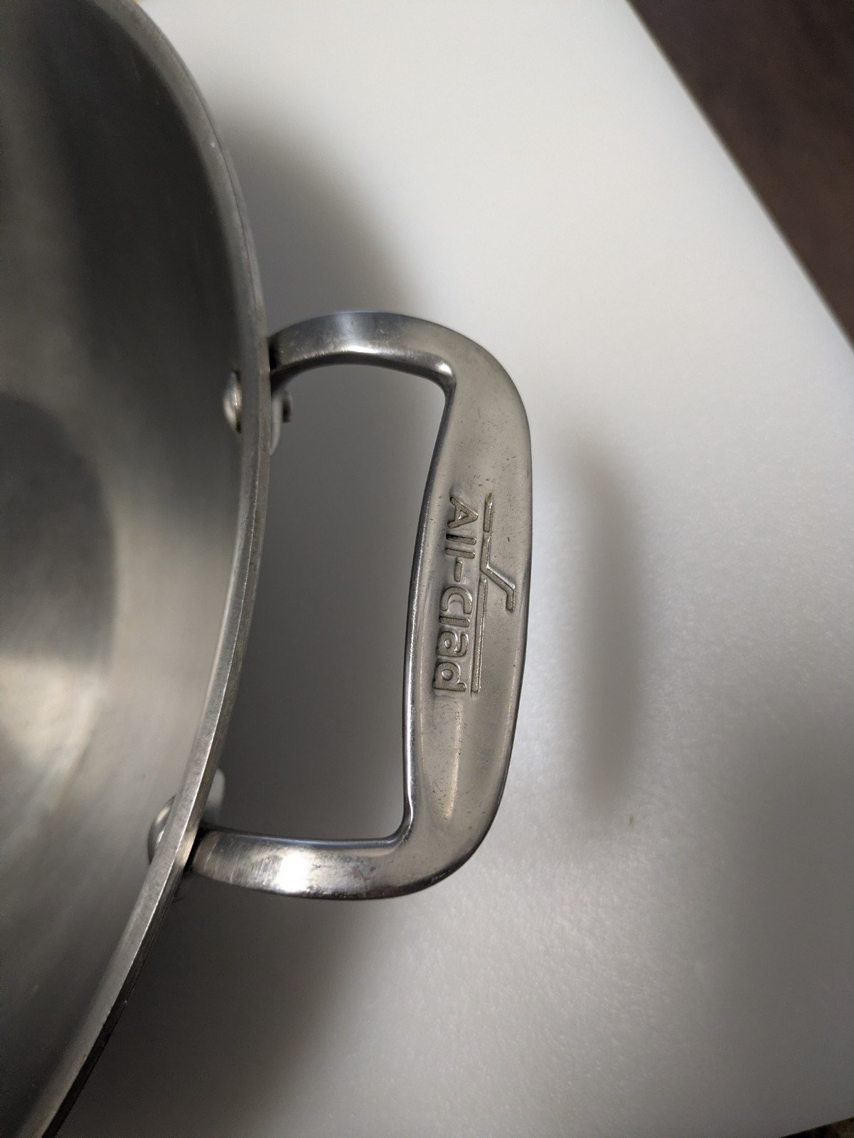 All-Clad 14" Stainless Steel Large Stir Fry Pan Wok