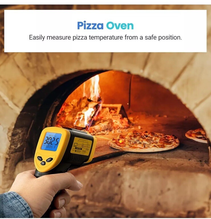 Etekcity Infrared Thermometer Laser Temperature Gun For Food BBQ Pizza Oven
