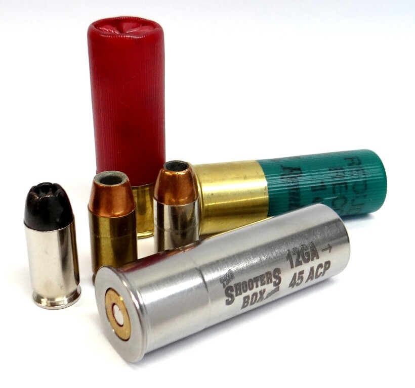 12GA to 45 ACP Shotgun Adapter - Chamber Reducer - Stainless - Free Case & Ship!