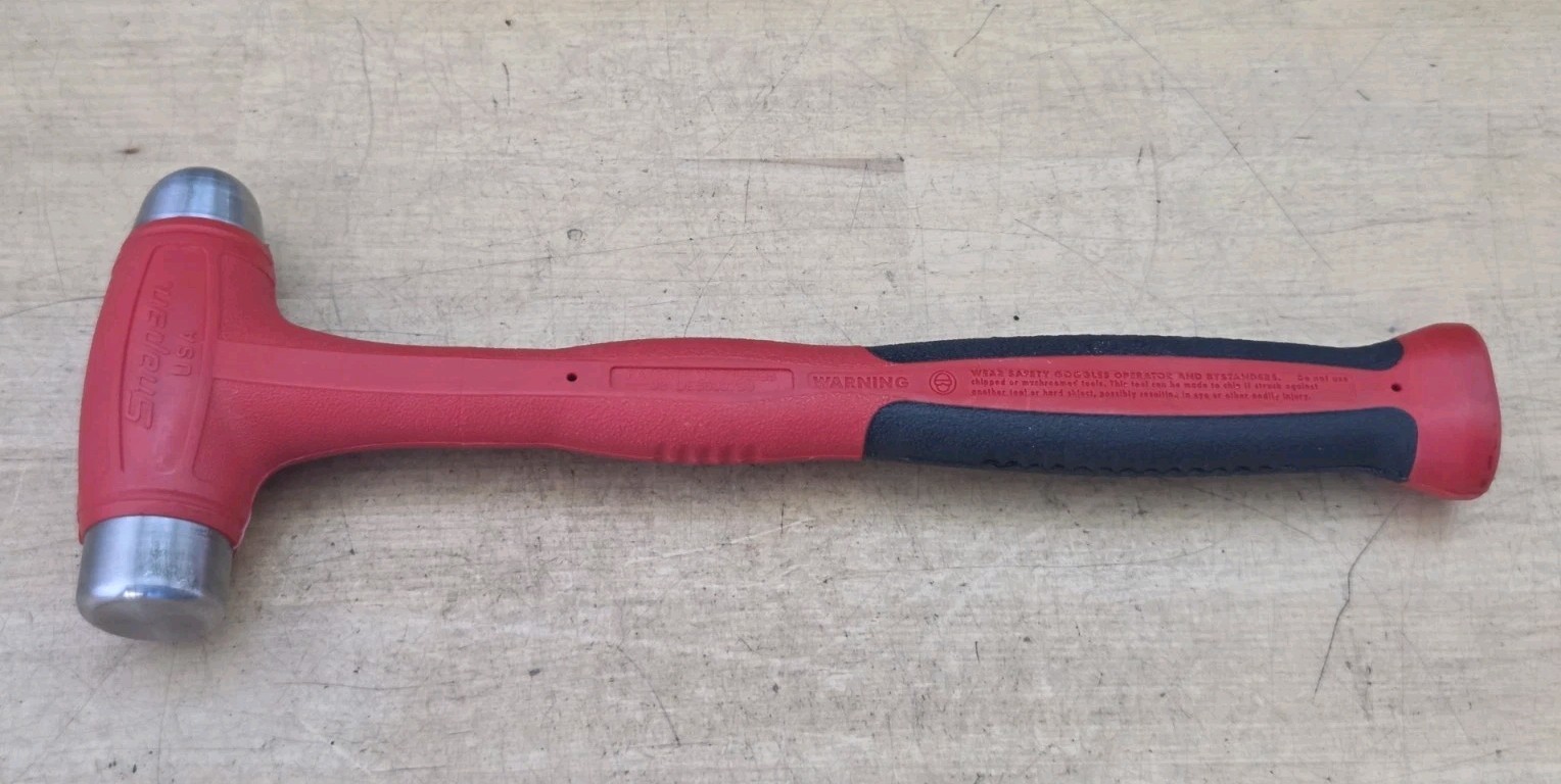 New Snap On HBBD16 - 16oz. Ball Peen Soft Grip Dead Blow Hammer