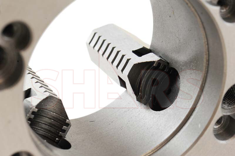 Shars 10" 4 Jaw Independent Lathe Chuck D1-6 Reversible Jaws TIR CERTIFICATE R[