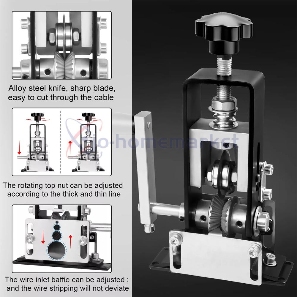 Manual Wire Stripping Machine Portable Cable Stripper 1mm to 25mm