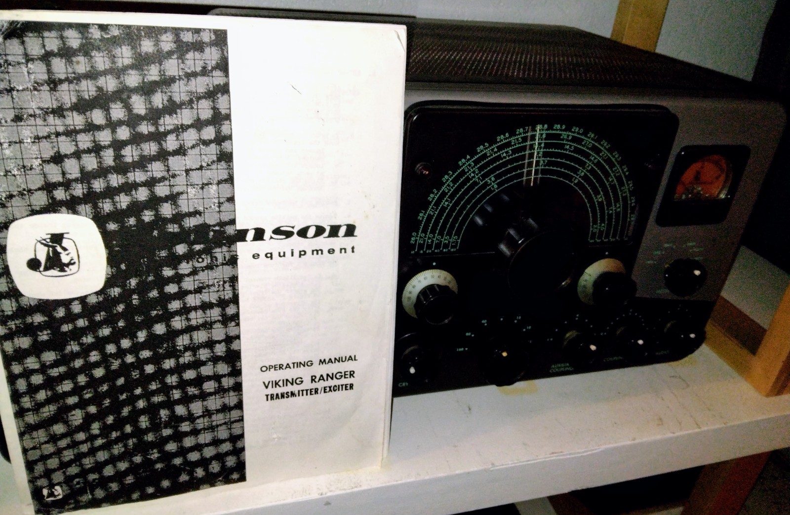 JOHNSON VIKING RANGER TRANSMITTER - FULLY FUNCTIONAL - SN:60853