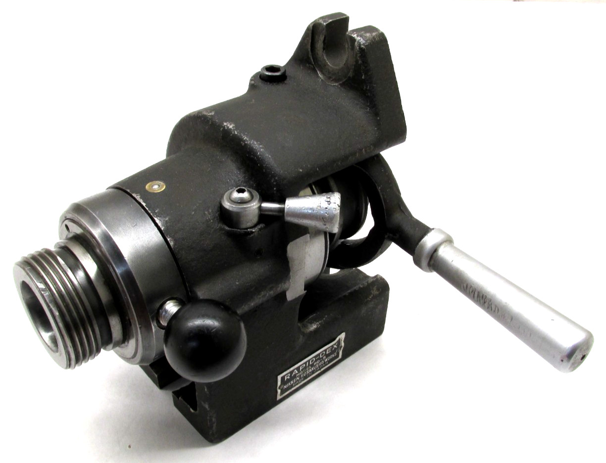JAPAN! NIKKEN RAPID-DEX 5C COLLET HORIZONTAL / VERTICAL INDEXING FIXTURE