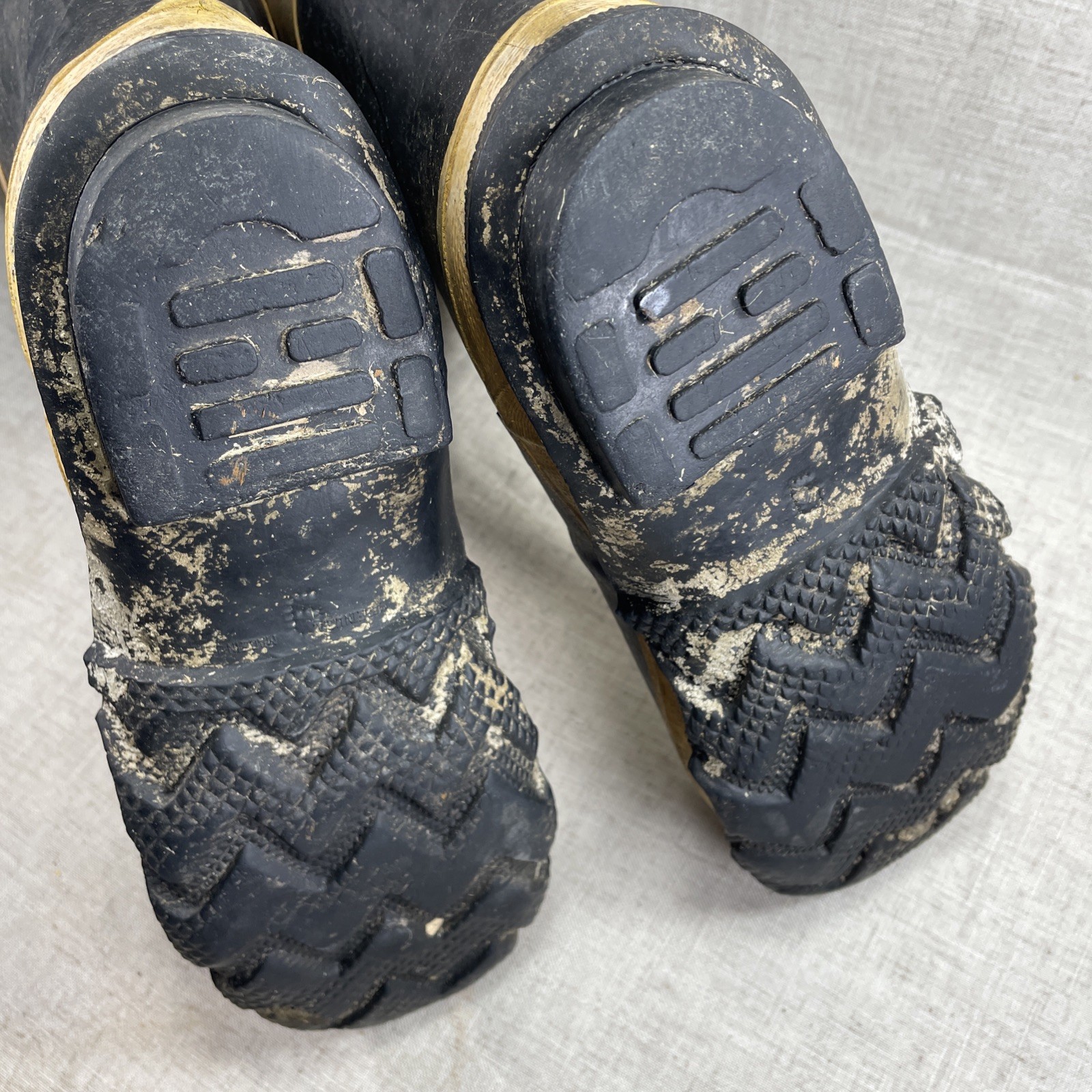 VTG Ranger FireMaster Steel Midsole Toe Insulated Rubber Firefighter Boots Sz 9