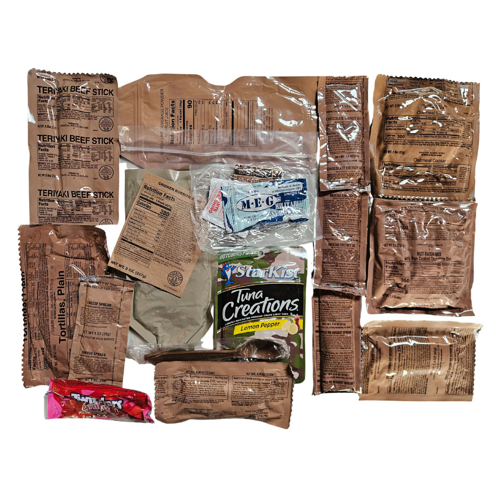 CLOSE COMBAT ASSAULT RATION [CCAR] - 2028 INSPECTION - NEW CASE OF 10 RATIONS
