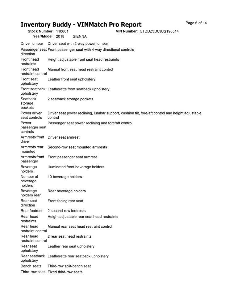 Seat Belt Front Bucket Pre-crash System Passenger Fits 18-20 SIENNA 10324688