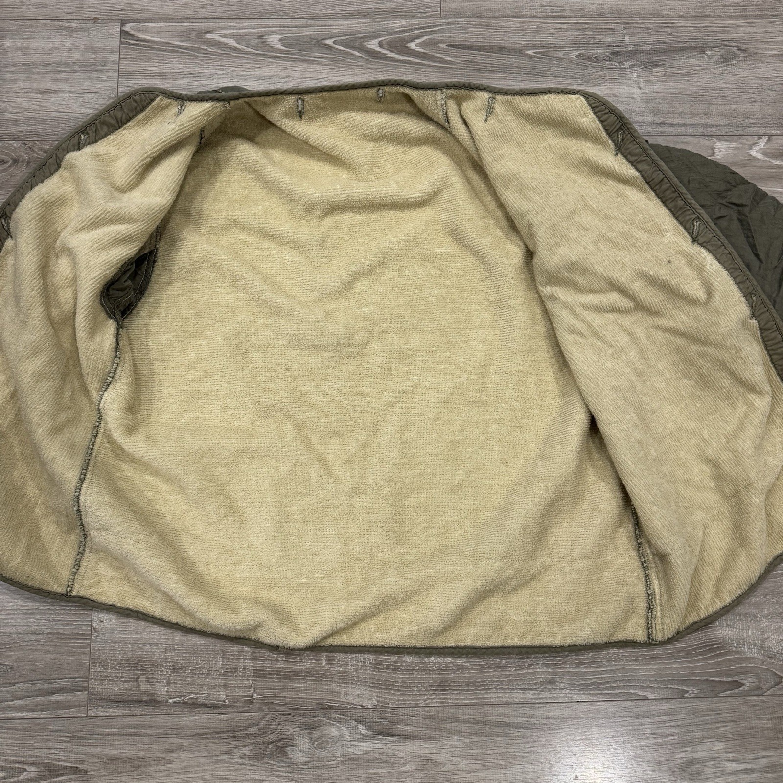 M-1951 Fishtail Parka Jacket Liner US Army Military Korean War Large Read Vtg